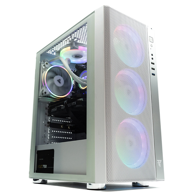 Tempest Umbra RGB Torre ATX Blanca 3 superficies personalizables